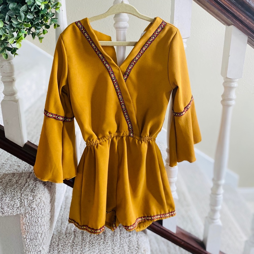 Boho Chic Girls Romper by Oopsie Daisy